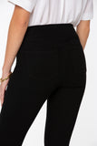 NYDJ Skinny Ankle Pull-On Jeans In Petite With Sideseam Slit - Black