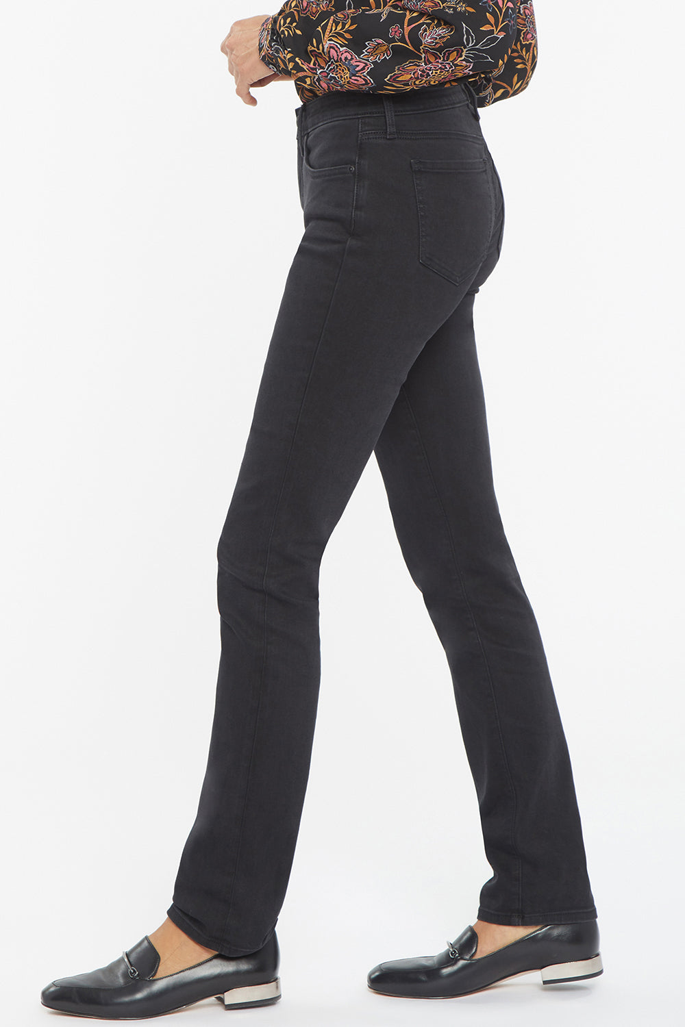 NYDJ Sheri Slim Ankle Jeans In Petite With Roll Cuffs - Trinity