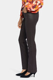 NYDJ Coated Marilyn Straight Jeans In Petite  - Cordovan Coated