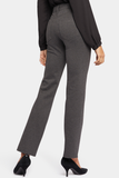 NYDJ Marilyn Straight Pants In Petite Sculpt-Her™ Collection - Charcoal Heathered