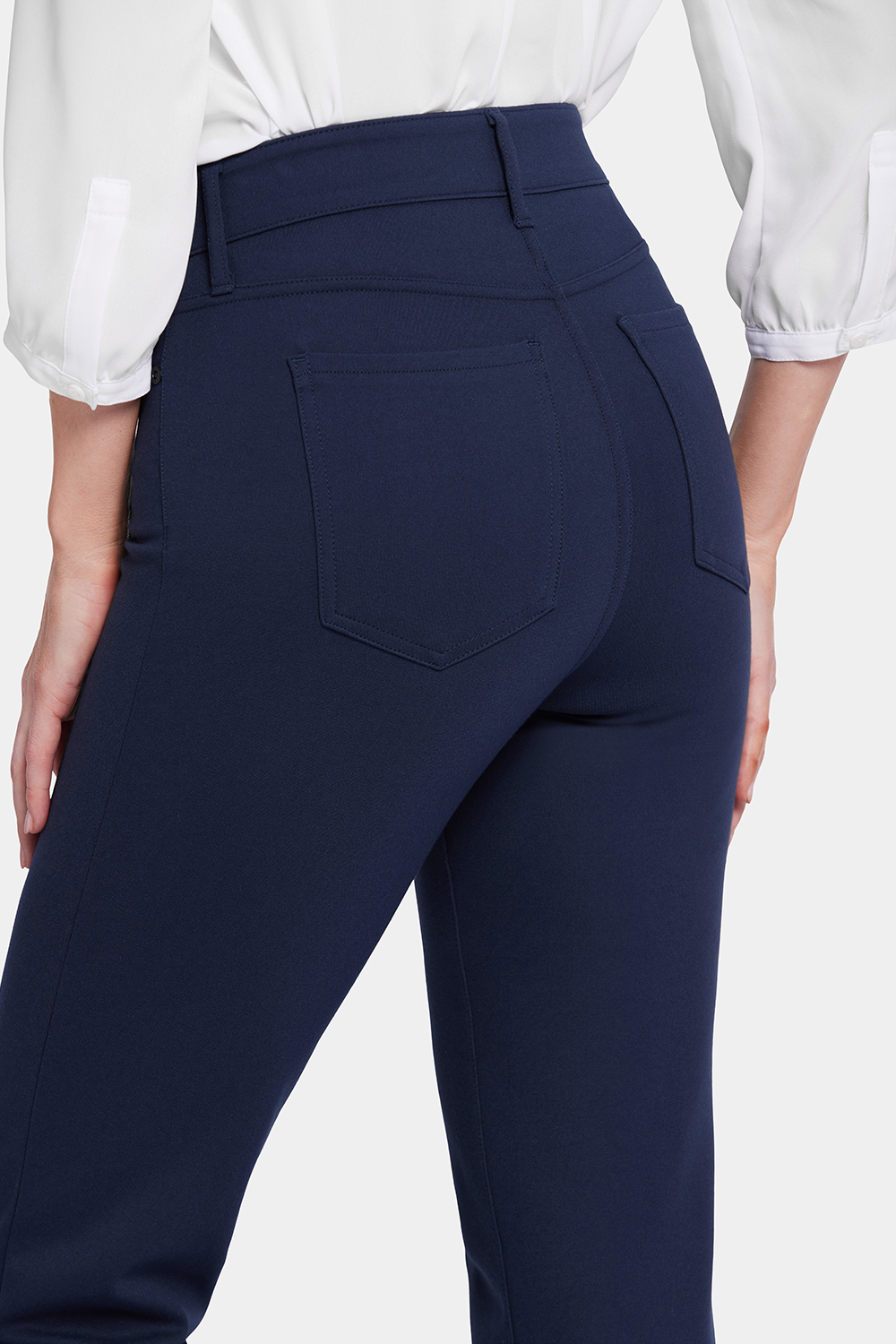 NYDJ Marilyn Straight Pants In Petite Sculpt-Her™ Collection - Oxford Navy