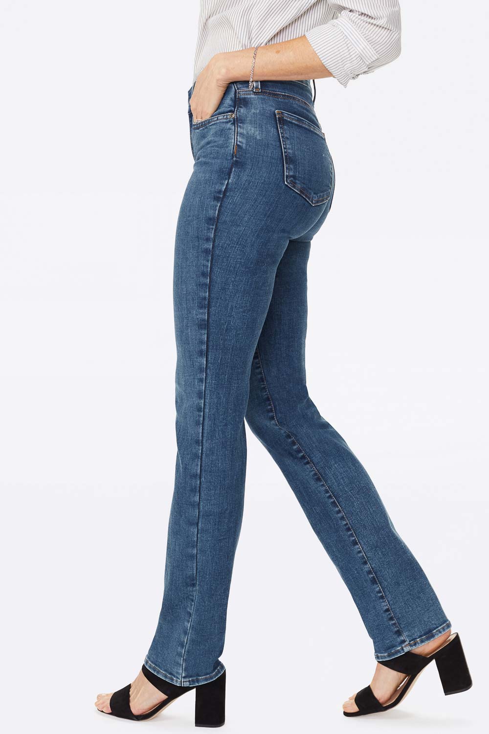 NYDJ Marilyn Straight Jeans In Petite  - Presidio