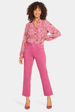 NYDJ Relaxed Straight Ankle Jeans In Petite With High Rise And Square Pockets - Turning Pink