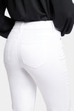 NYDJ Blake Slim Flared Jeans In Petite With High Rise - Optic White