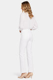 NYDJ Marilyn Straight Jeans In Petite  - Optic White