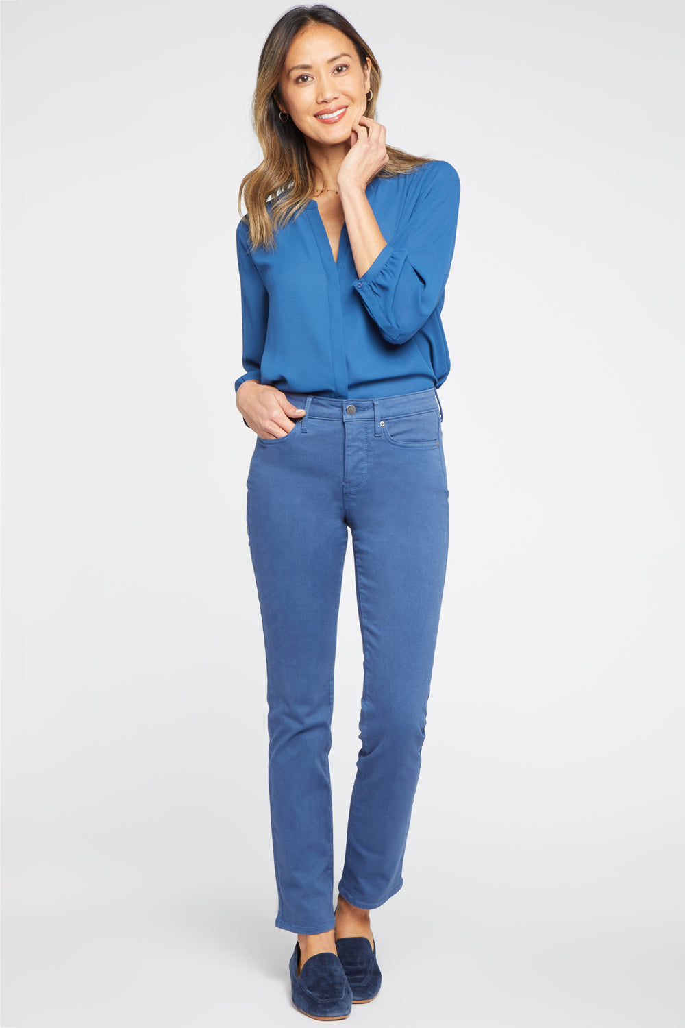 NYDJ Sheri Slim Jeans In Petite  - Deja Blu