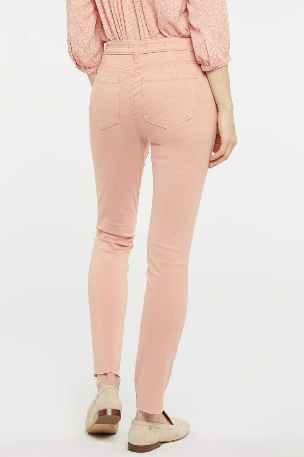 NYDJ Alina Skinny Ankle Jeans In Petite With Raw Hems - Soulmate
