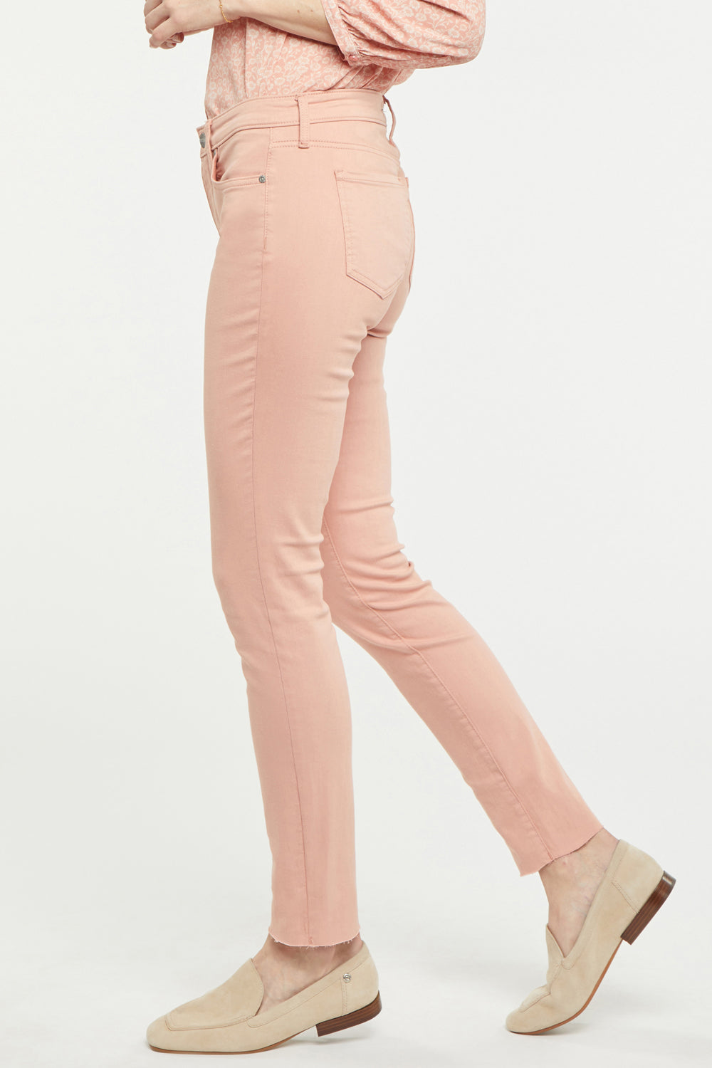 NYDJ Alina Skinny Ankle Jeans In Petite With Raw Hems - Soulmate