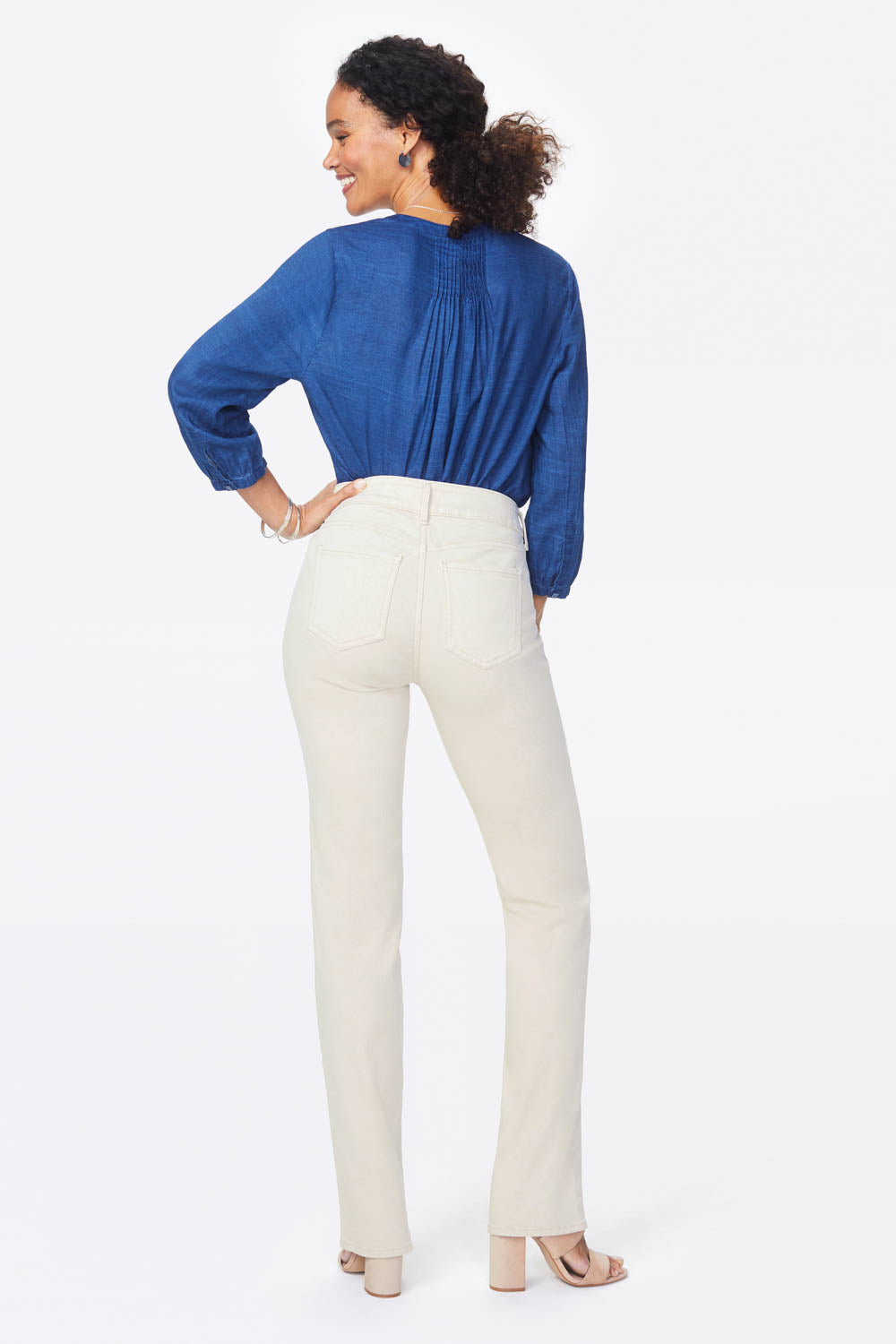 NYDJ Marilyn Straight Jeans In Petite  - Feather