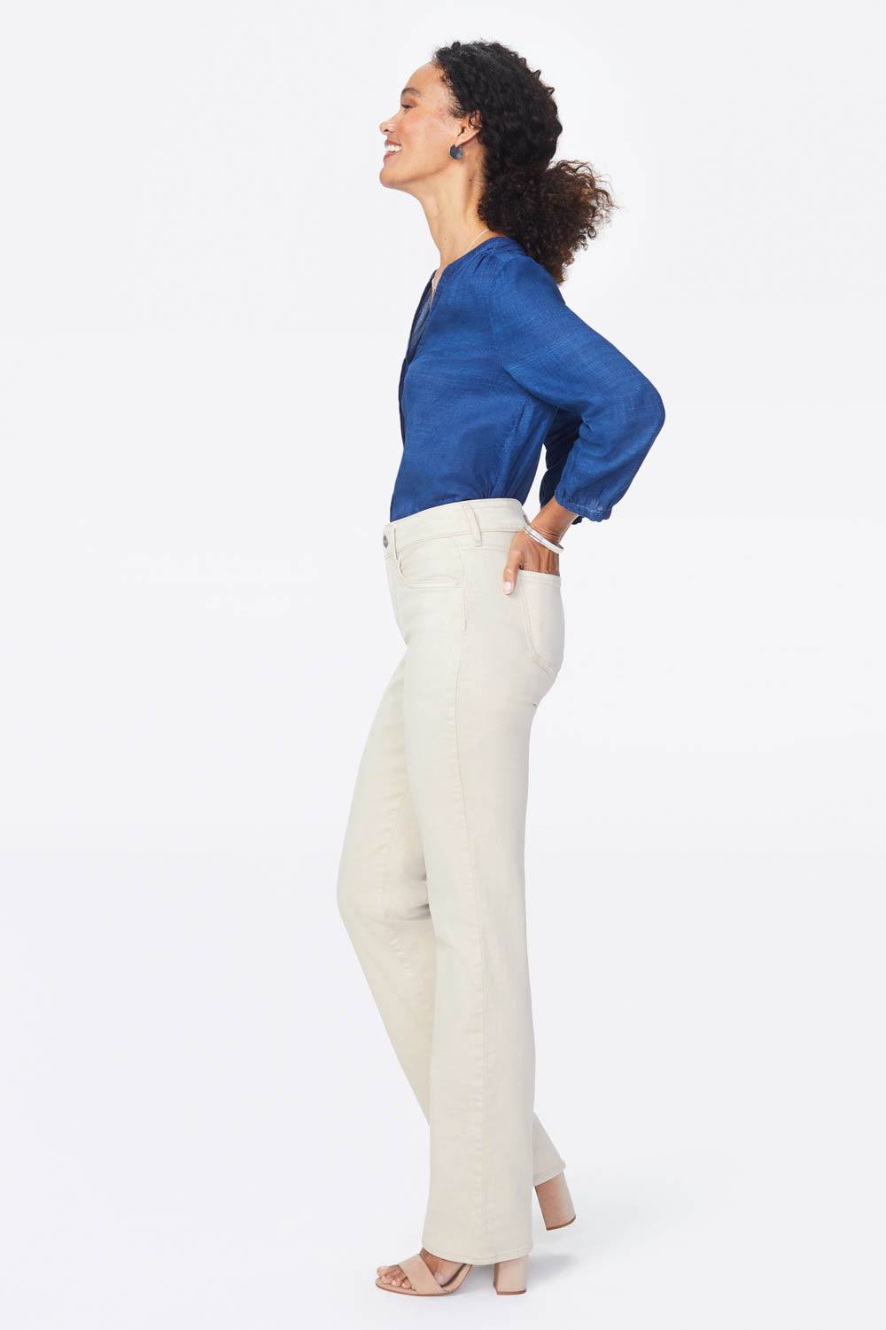 NYDJ Marilyn Straight Jeans In Petite  - Feather