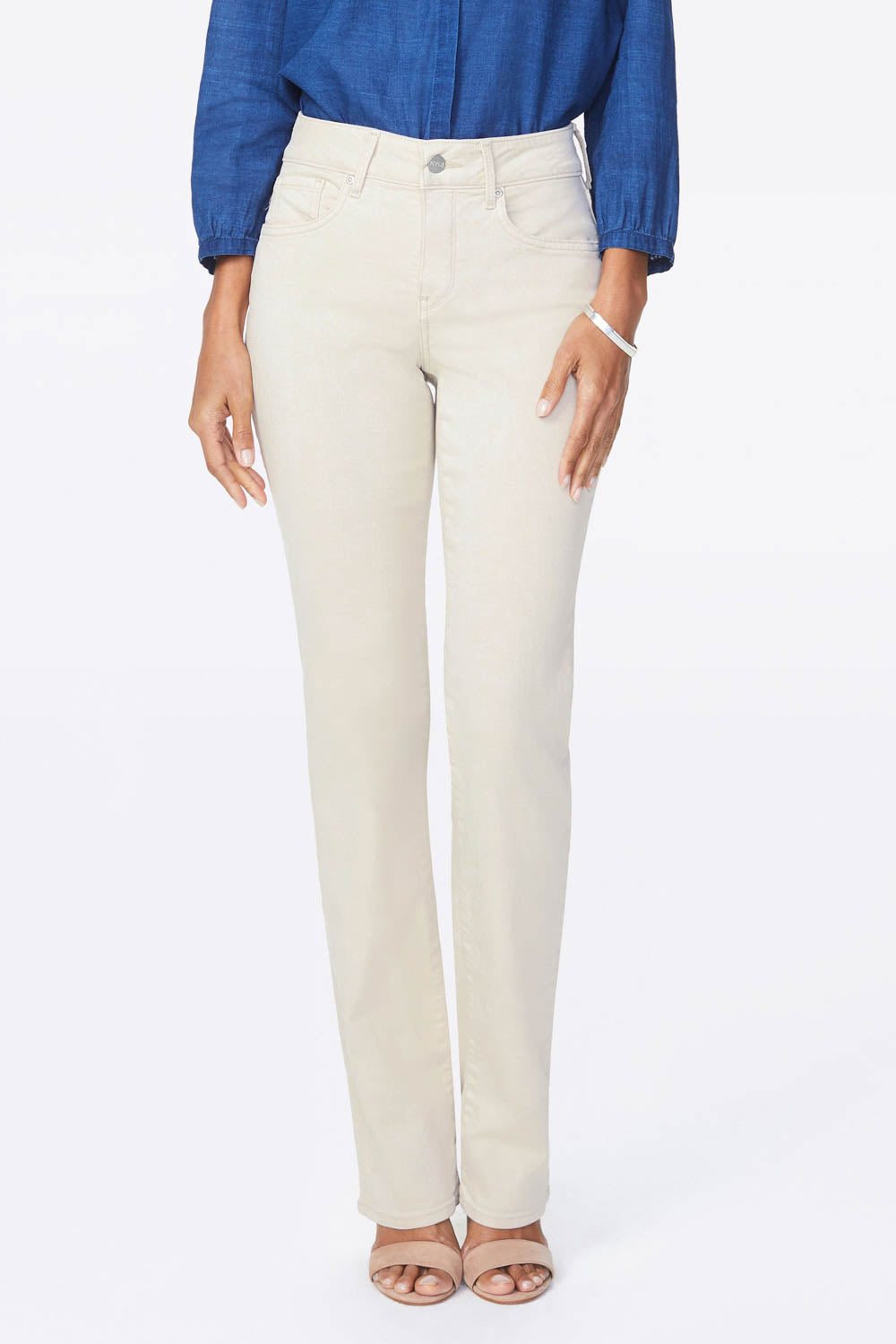 NYDJ Marilyn Straight Jeans In Petite  - Feather