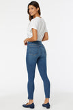 NYDJ Super Skinny Ankle Pull-On Jeans In Petite In SpanSpring™ Denim With Side Slits - Clean Allure