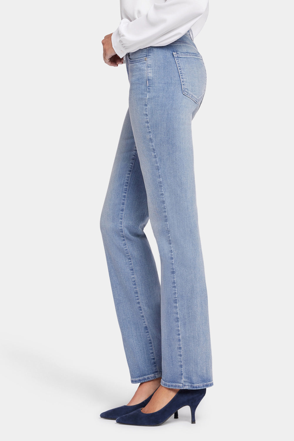 Marilyn Straight Jeans In Petite - Thistle Falls Blue | NYDJ