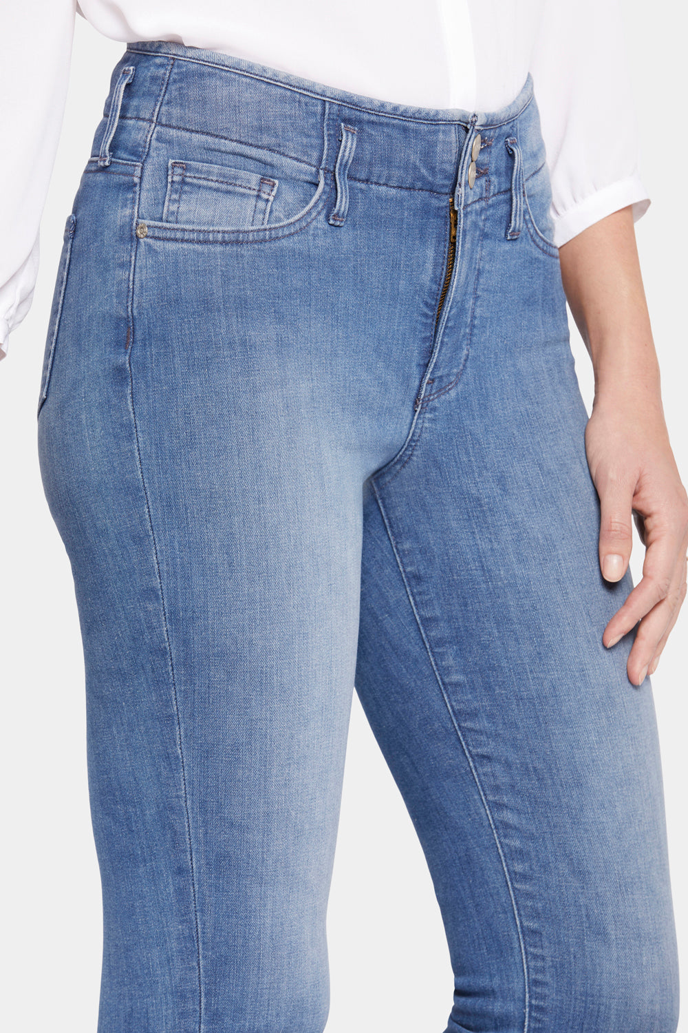 NYDJ Chloe Capri Jeans In Petite With Cuffs - Stargazer