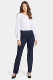 NYDJ Blake Slim Flared Jeans In Petite With High Rise - Rinse