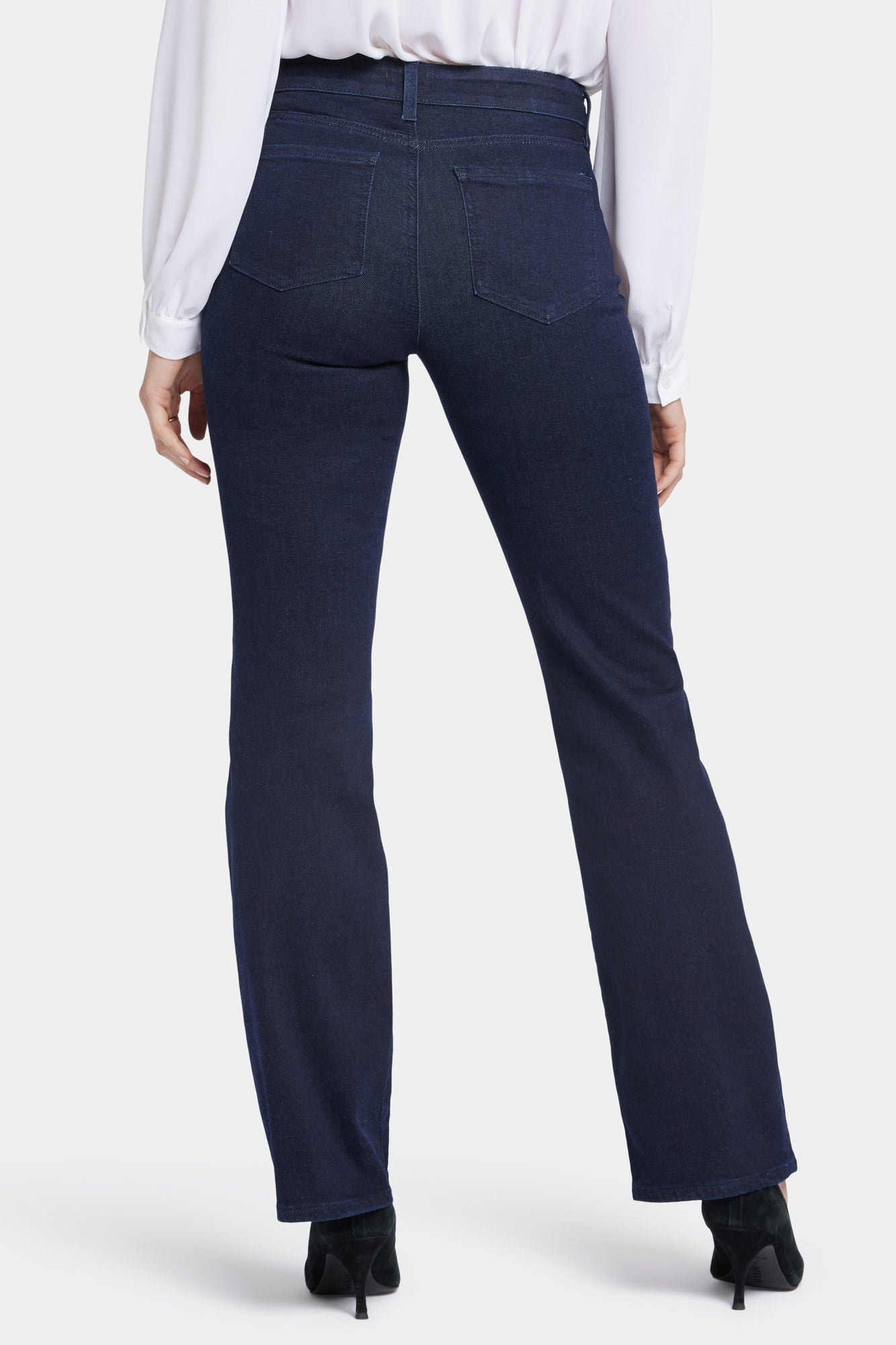 NYDJ Blake Slim Flared Jeans In Petite With High Rise - Rinse