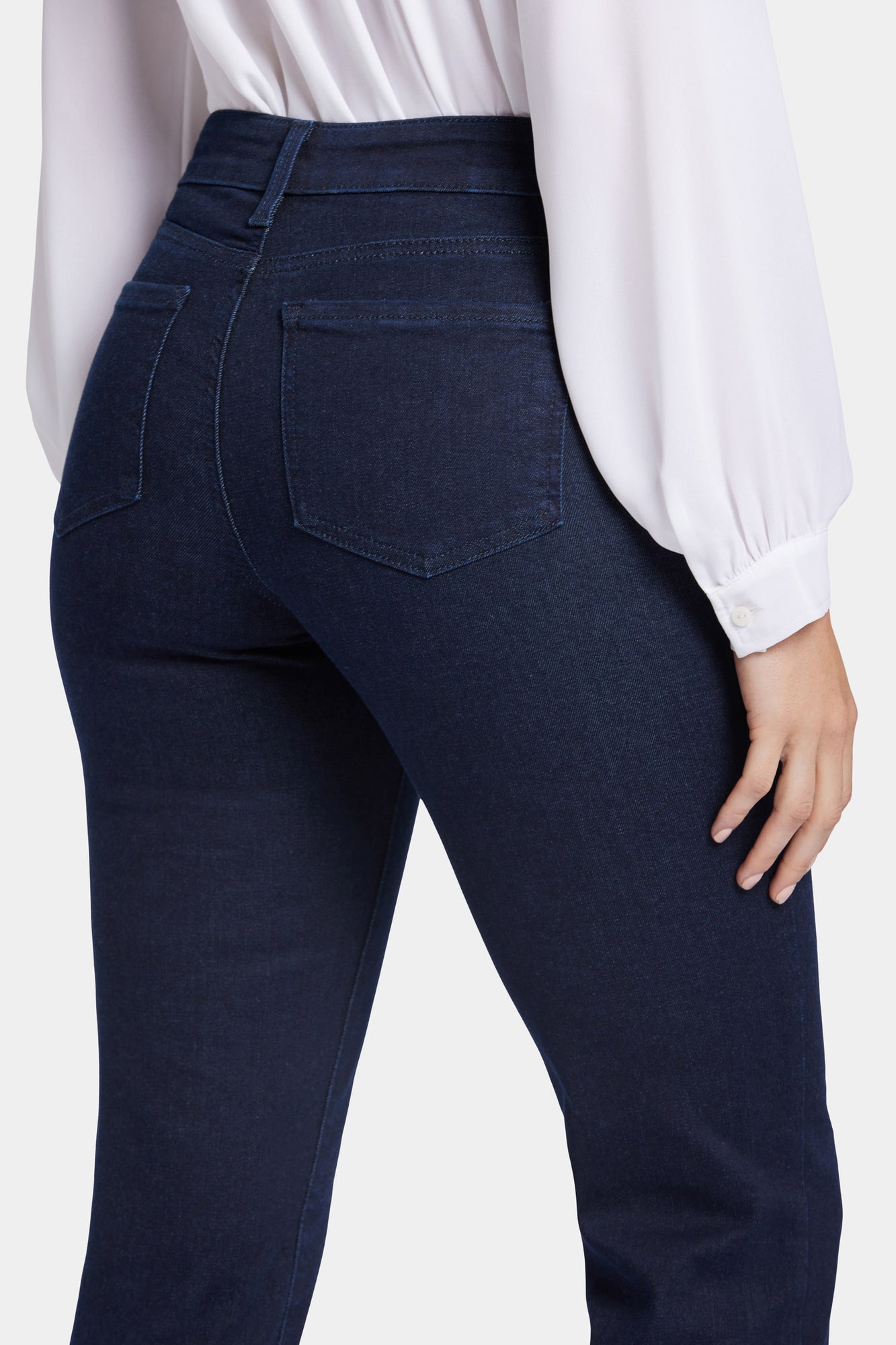 NYDJ Blake Slim Flared Jeans In Petite With High Rise - Rinse