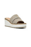 NYDJ Rory Wedge Sandals In Suede - Feather