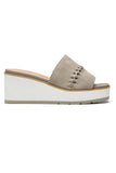 NYDJ Rory Wedge Sandals In Suede - Feather
