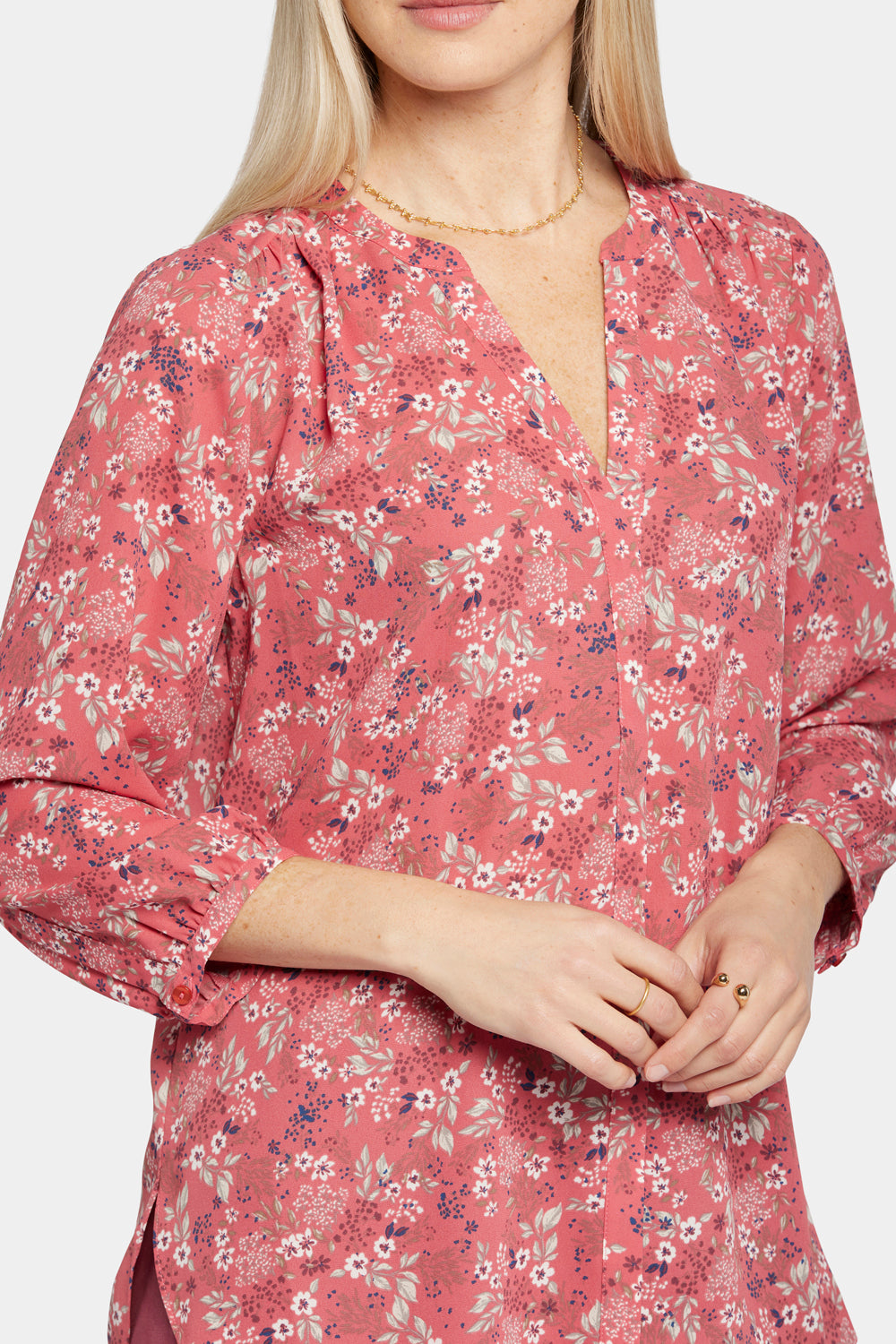 NYDJ Pintuck Blouse  - Rosalie