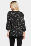 NYDJ Pintuck Blouse  - Nellie Valley
