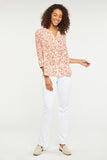 NYDJ Pintuck Blouse  - Peacedale Blossoms
