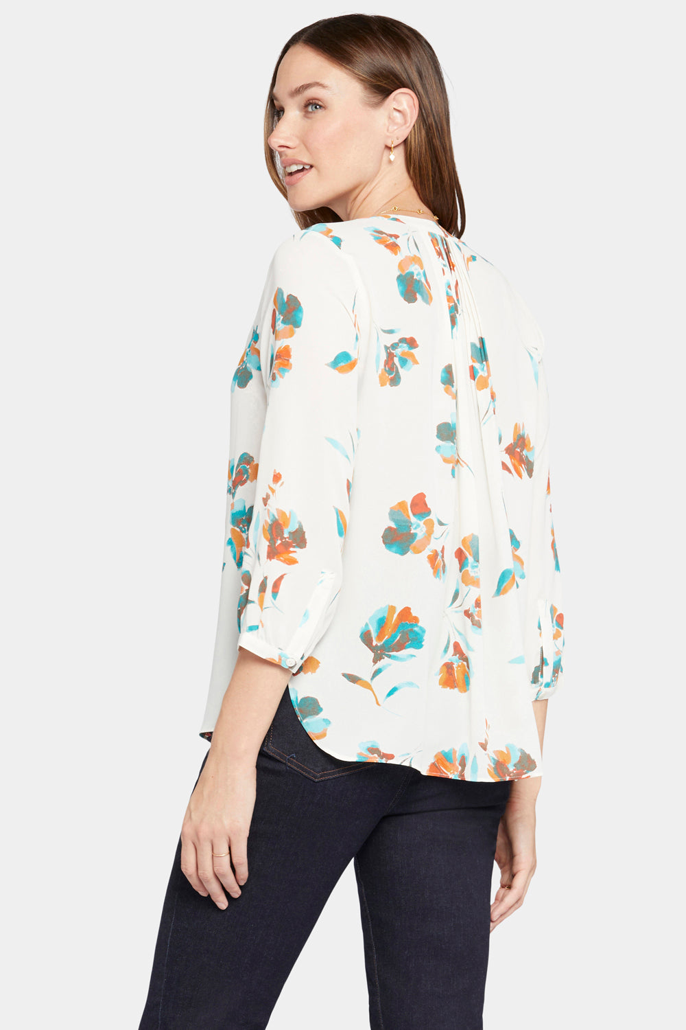 NYDJ Pintuck Blouse  - Dream Lily