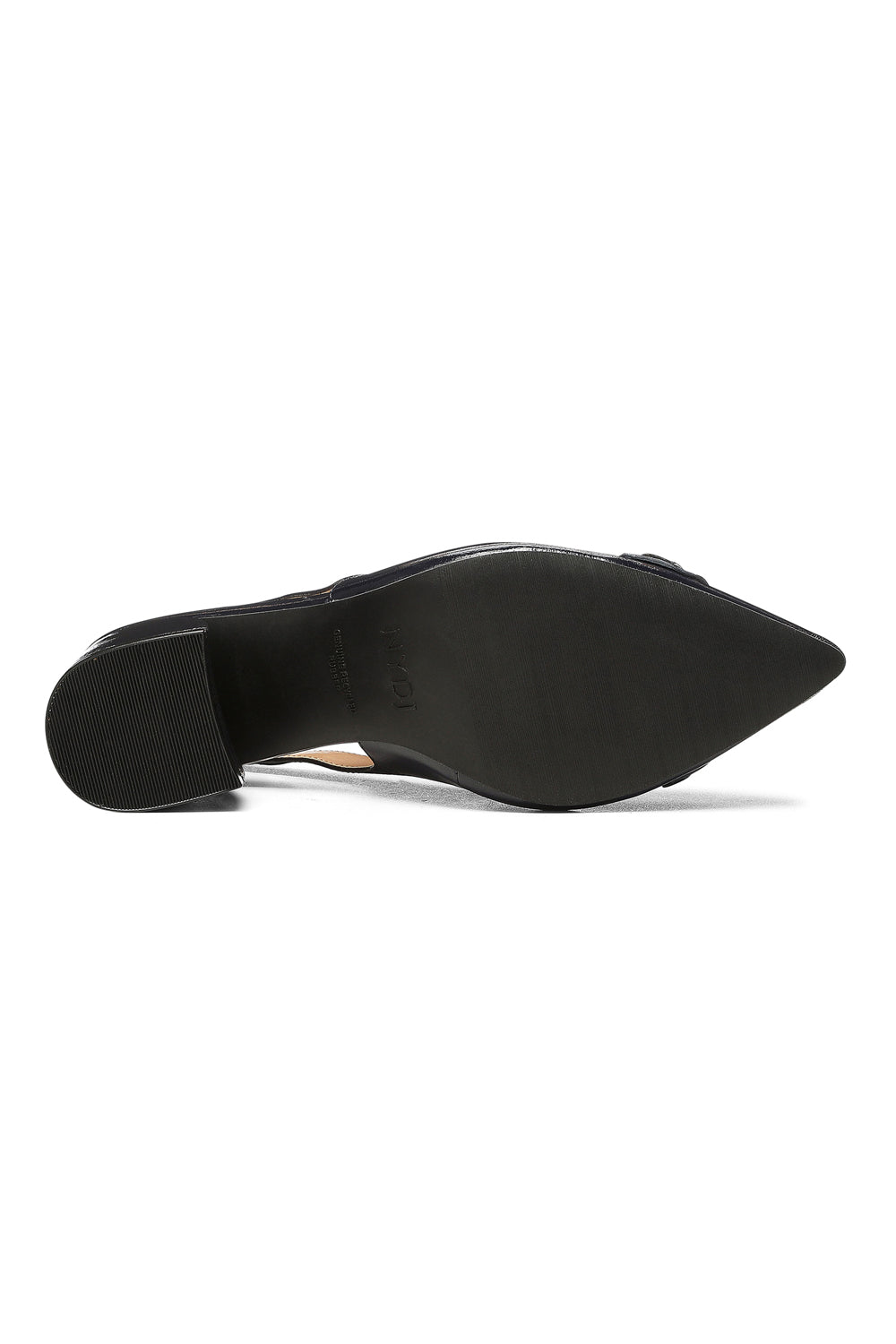 NYDJ Sanya Slingback Heels In Patent Leather - Navy