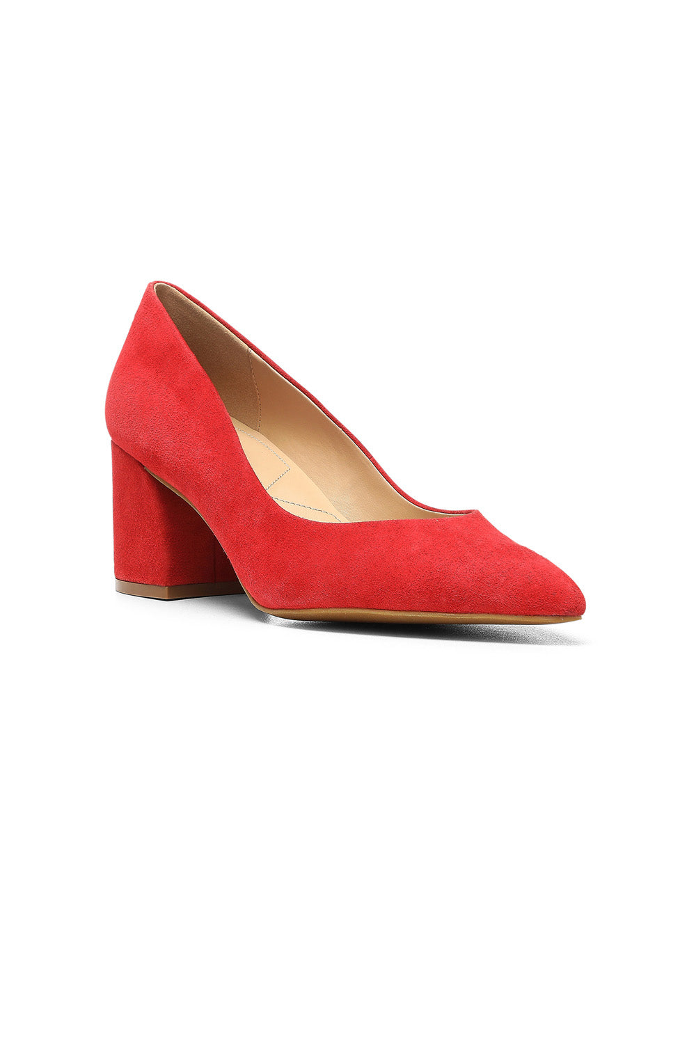 NYDJ Solima Pumps In Suede - Red