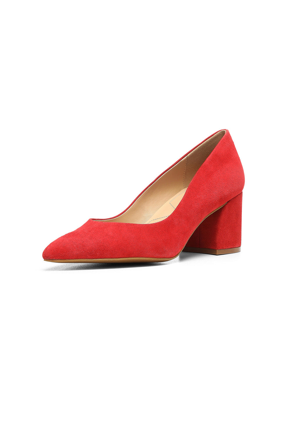 NYDJ Solima Pumps In Suede - Red