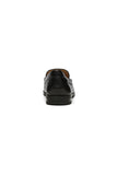 NYDJ Tacie Slip-On Loafers In Pebbled Metallic Leather - Black