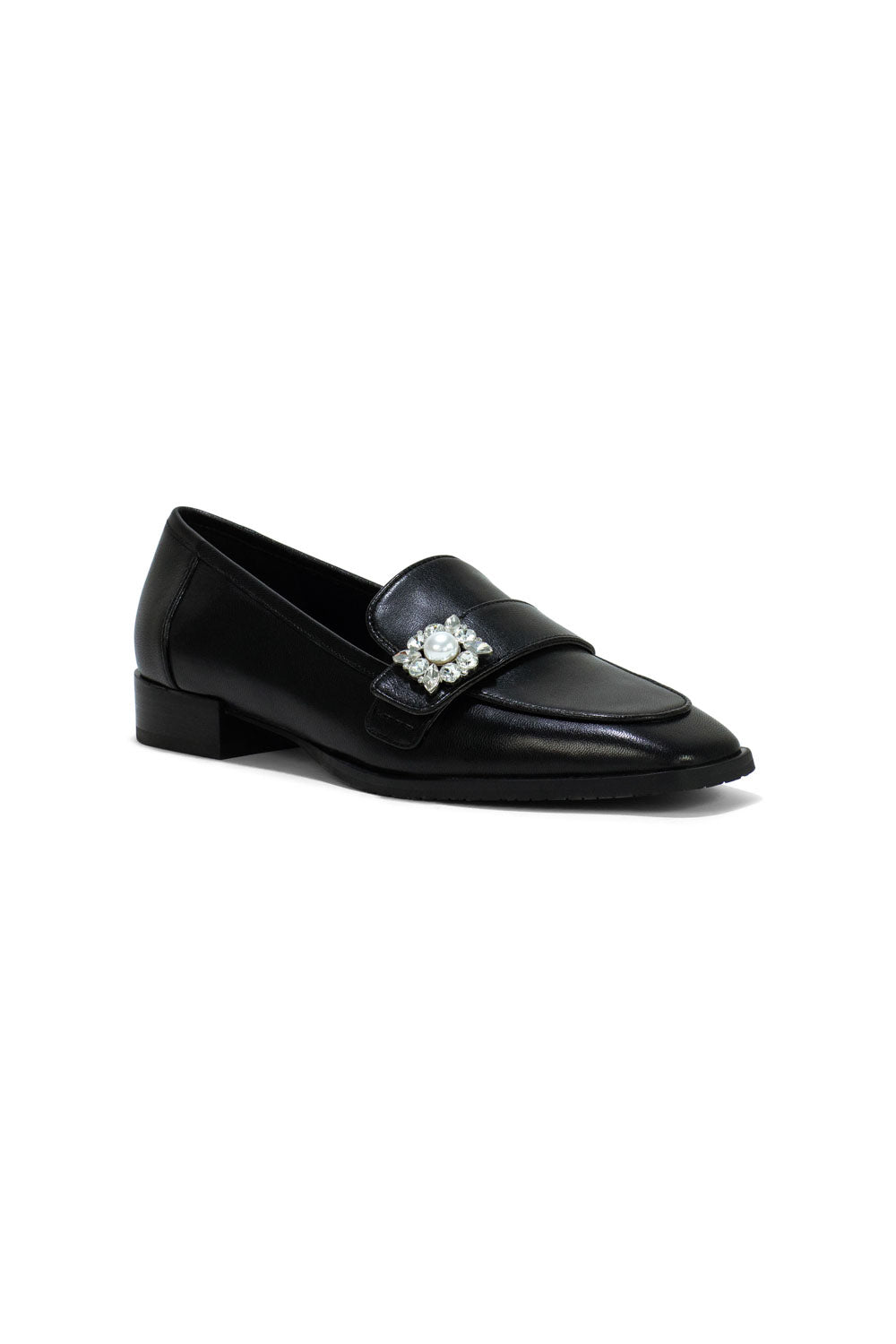 NYDJ Tracee Loafers In Leather - Black