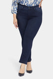 NYDJ High Straight Jeans In Plus Size In Sure Stretch® Denim With Released Hems - Highway