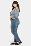 NYDJ High Straight Jeans In Plus Size In Sure Stretch® Denim With Released Hems - Playlist