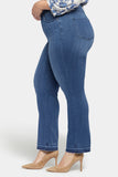 NYDJ High Straight Jeans In Plus Size In Sure Stretch® Denim With Released Hems - Rendezvous