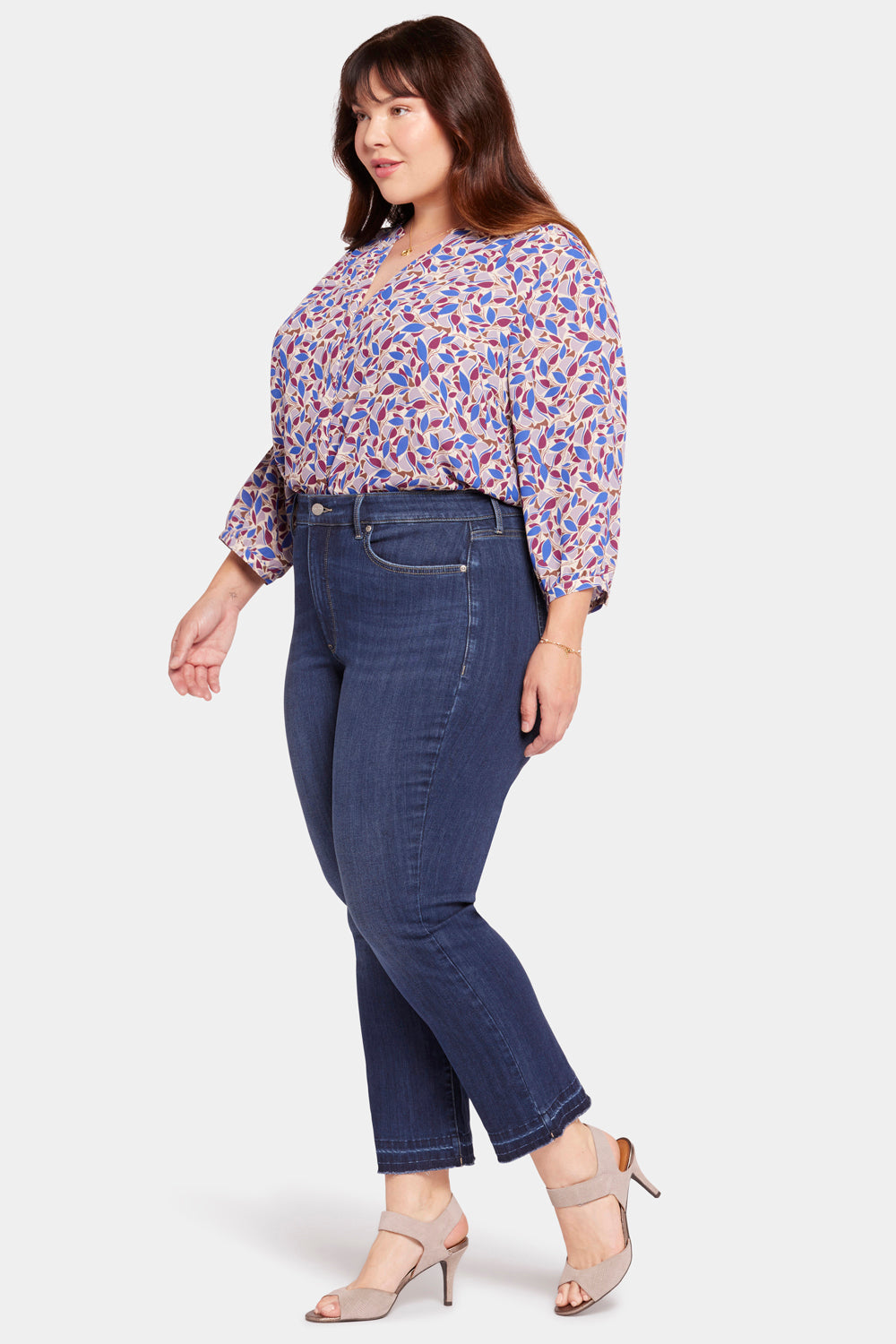 NYDJ Marilyn Straight Ankle Jeans In Plus Size In Sure Stretch® Denim With High Rise And Released Hems - Wonderland