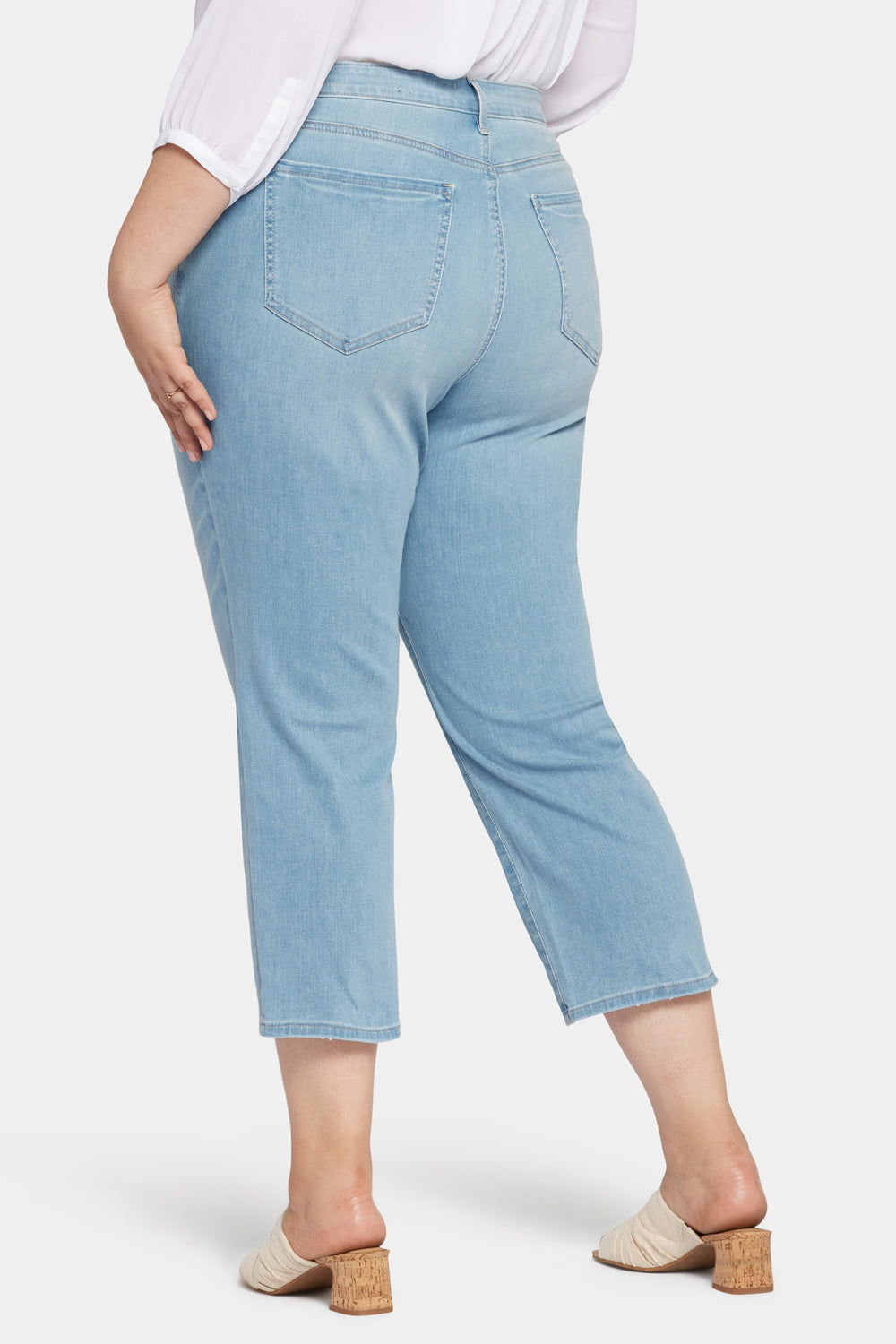 NYDJ Relaxed Piper Crop Jeans In Plus Size In Cool Embrace® Denim  - Poetry