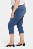NYDJ Joni Relaxed Capri Jeans In Plus Size In Cool Embrace® Denim With High Rise - Splendid