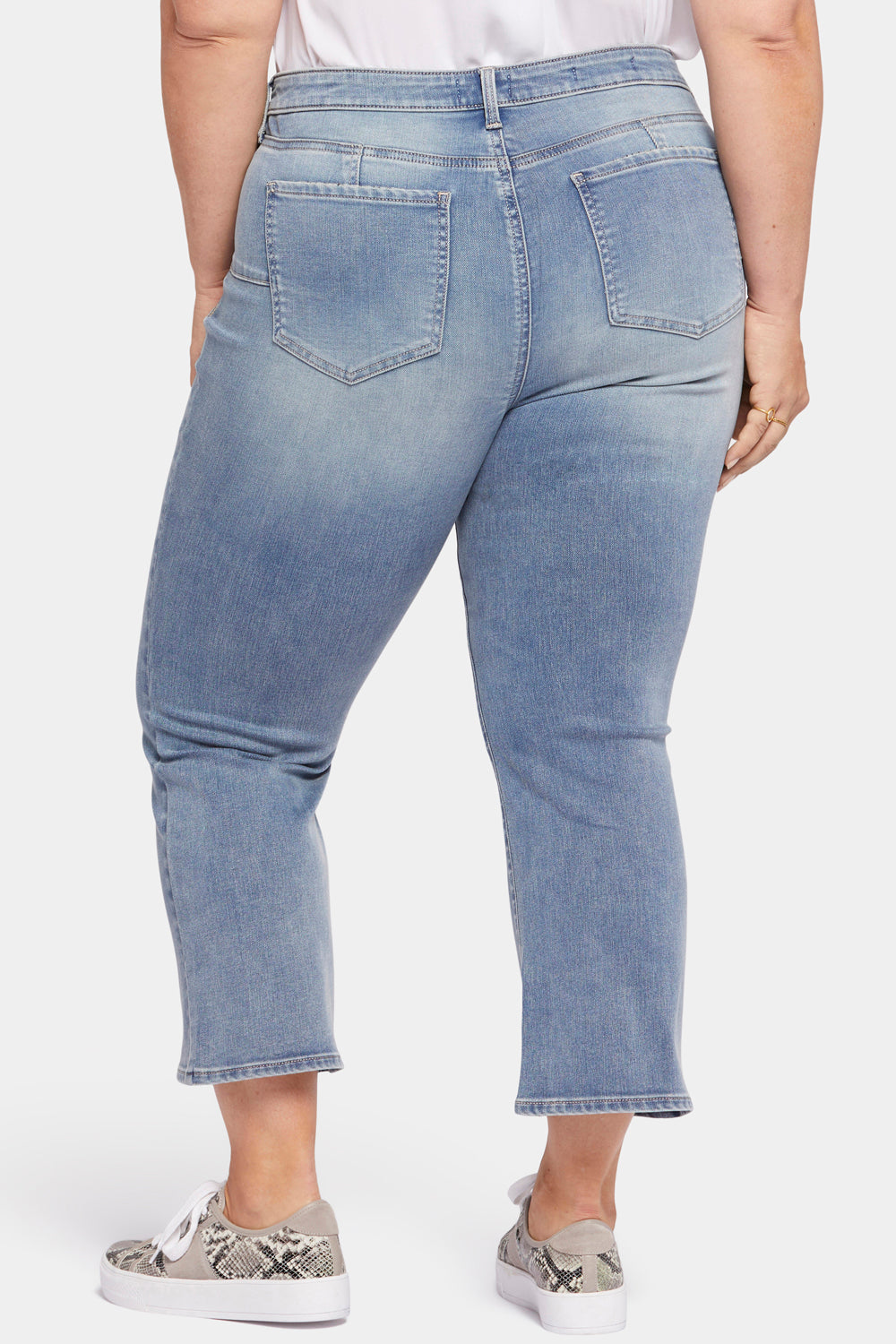 NYDJ Uplift Fiona Slim Flared Ankle Jeans In Plus Size In Future Fit Denim® - Spellbound