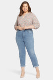 NYDJ Margot Girlfriend Jeans In Plus Size With Roll Cuffs - Angel