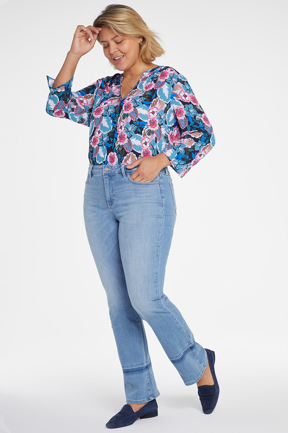 NYDJ Barbara Bootcut Jeans In Plus Size  - Brooks