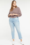 NYDJ Sheri Slim Ankle Jeans In Plus Size With Roll Cuffs - Northstar
