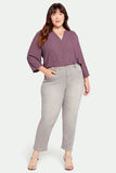 NYDJ Relaxed Straight Ankle Jeans In Plus Size With High Rise And Square Pockets - Hamstead