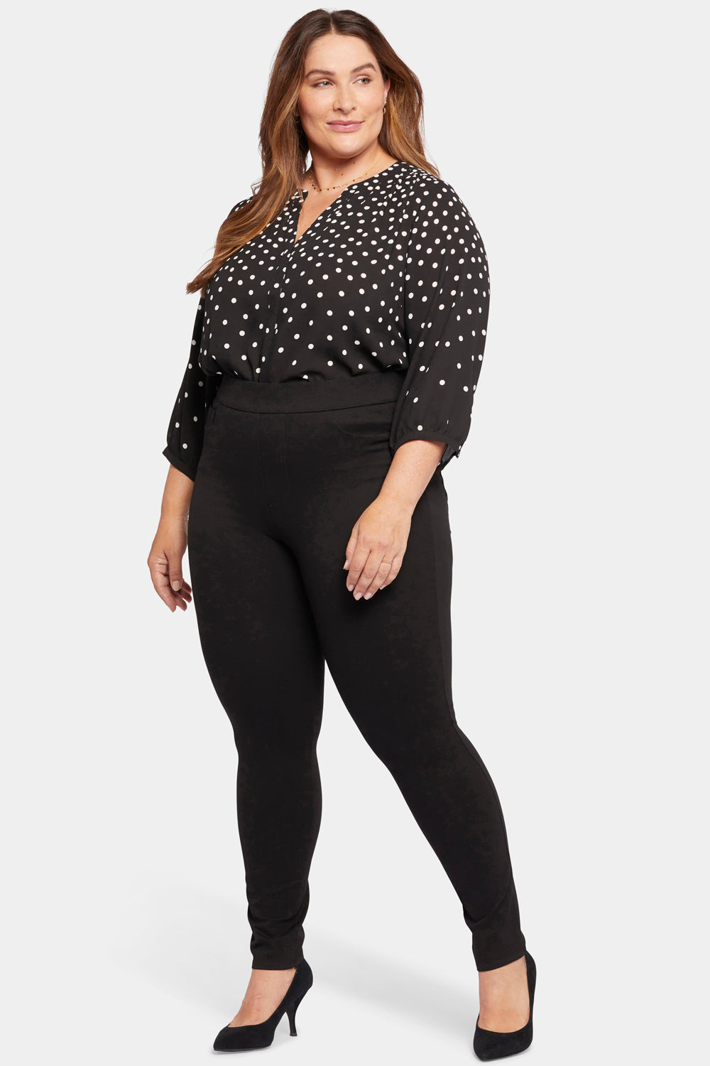 NYDJ Modern Legging Pants In Plus Size Sculpt-Her™ Collection - Black