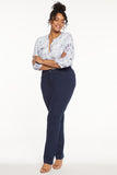 NYDJ Marilyn Straight Pants In Plus Size Sculpt-Her™ Collection - Oxford Navy