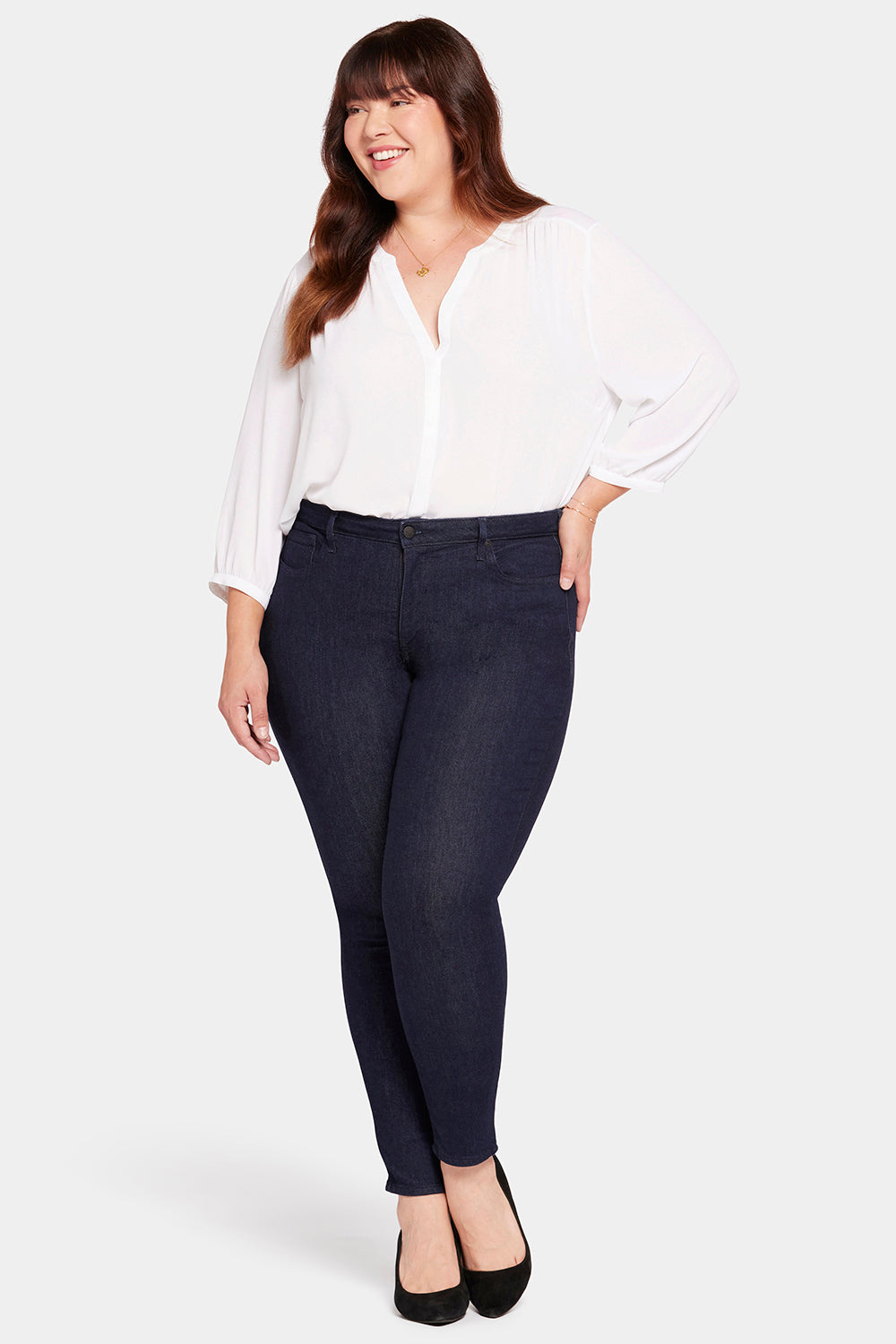 NYDJ Ami Skinny Jeans In Plus Size  - Rinse