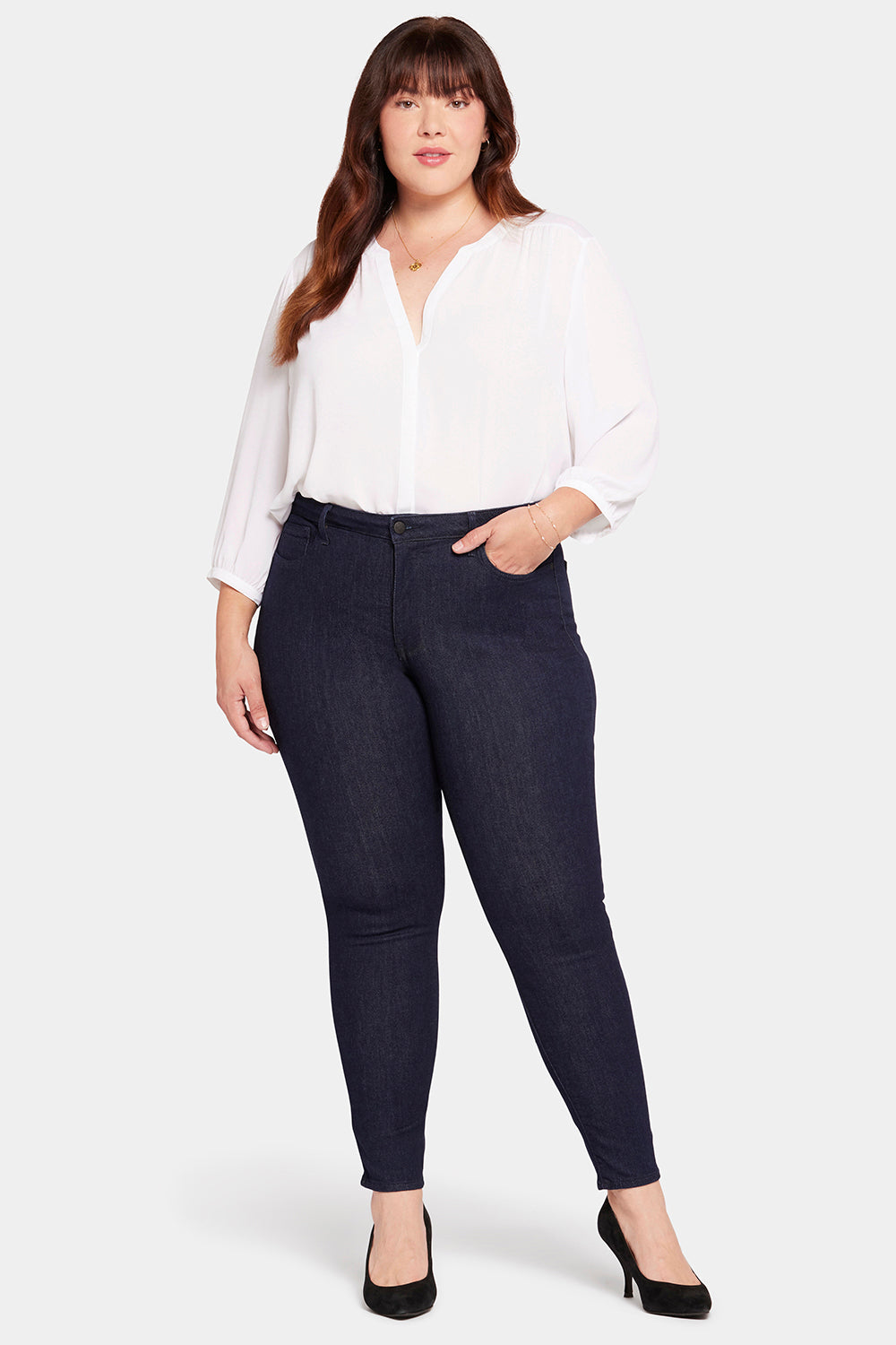 NYDJ Ami Skinny Jeans In Plus Size  - Rinse