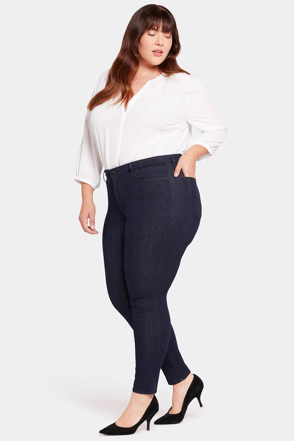 NYDJ Ami Skinny Jeans In Plus Size  - Rinse