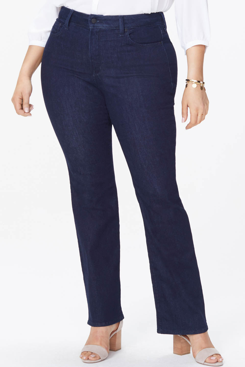 NYDJ Barbara Bootcut Jeans In Plus Size  - Rinse