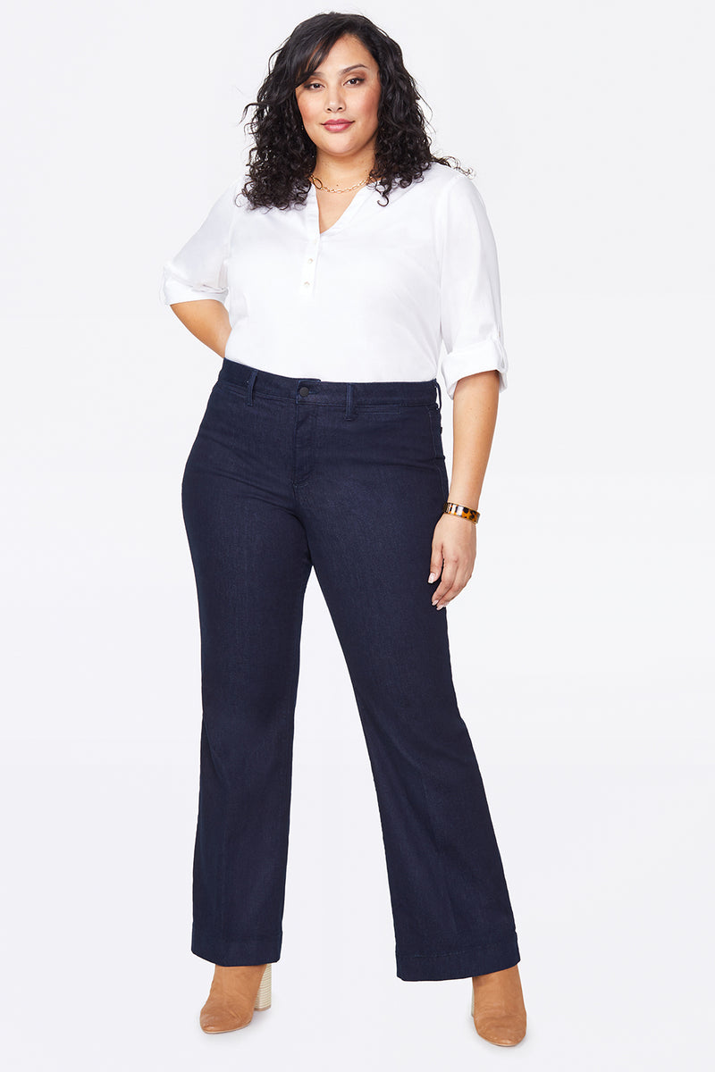 Teresa Trouser Jeans In Plus Size - Rinse Blue | NYDJ